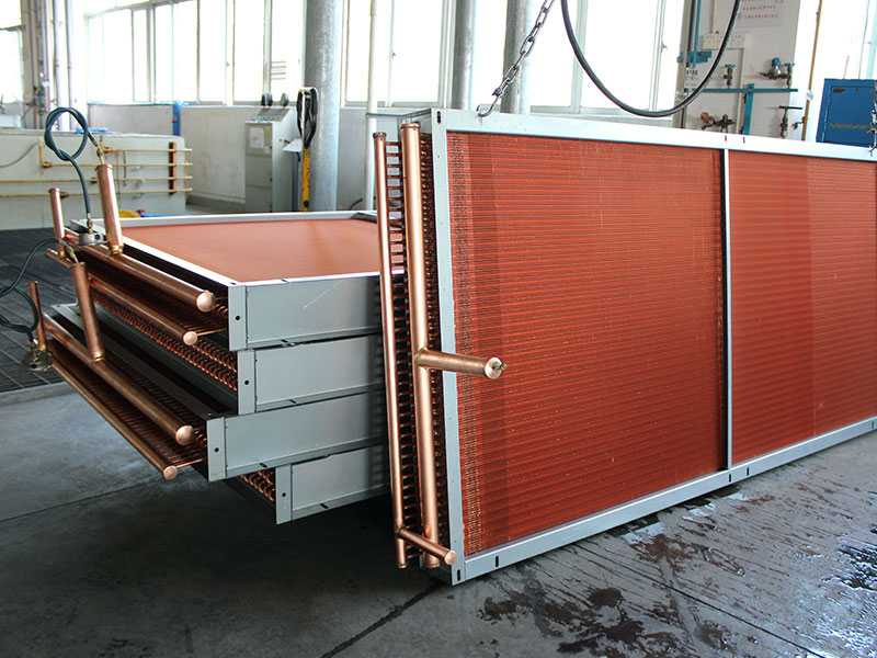 佛山某制冷設(shè)備企業(yè)訂購(gòu)的銅翅片換熱器